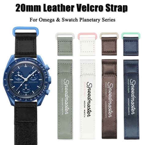 omega swatch velcro strap